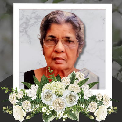 Mrs. Preeda Leena Anchan, (93 Years) Korangrapady - Udupi